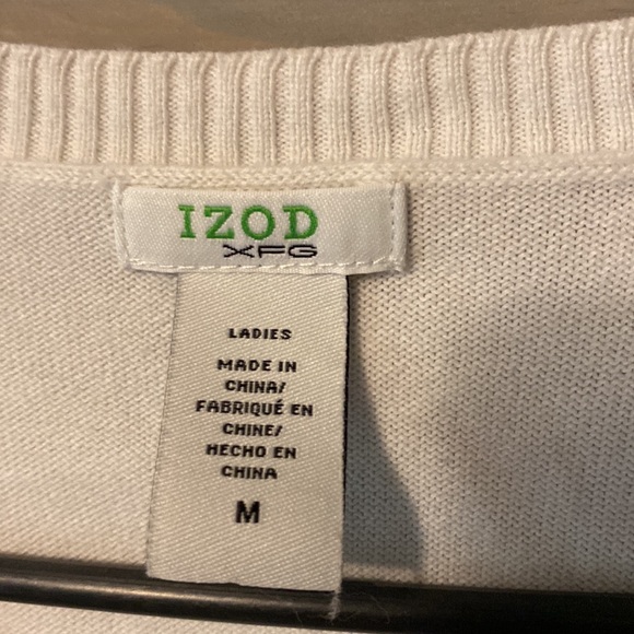 Women’s golf top set. Shirt and vest, made by Izod size medium. - Picture 9 of 10